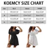 KOEMCY Damesjurk, casual zomerjurk, taillejurk, strandjurk, Productafbeelding-voorbeeld 4