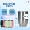 Weinbecher 350 ml 'Vinova' - doppelwandiger Edelstahlbecher Produktbild-Vorschau 3