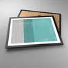 Gerahmtes Poster - Schwarzer Rahmen - Abstraktion Modern Produktbild-Vorschau 3