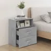 vidaXL Noční stolky 2 ks. Betonově šedé 50x32x60cm Náhled obrázku produktu 3
