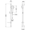 Mexen Royo DF05 Badewannenset, Chrom - 72203DF05-00 Produktbild-Vorschau 4