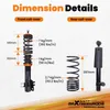 Sada odpružení Coilover pro Fiat Seicento 187 287 1998-2010 Náhled obrázku produktu 8