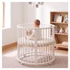 Buxibo Babybox – Looprek – Ronde houten speelbox – Loopstal Productafbeelding-voorbeeld 2