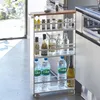Półka mobilna Yamazaki tower 3627, metal, drewno, 80,5 cm, Podgląd zdjęcia produktu 16