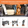 Sumasoma Bollerwagen Faltbar 120L 150KG mit Bremsen, Produktbild-Vorschau 9