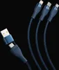 Baseus Flash Series USB cable 3in1 100W 1,2m blue Náhled obrázku produktu 10