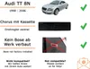 Autoradio Einbaupaket Blaupunkt Milano 200 BT für Audi TT Produktbild-Vorschau 2