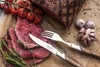 Jeu de six fourchettes pour steak, en bois d'olivier, Voir les images du produit 4