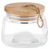 APS 82255 Vorratsglas WOODY, mit Holzdeckel, 14 x 14 cm, Produktbild-Vorschau 1