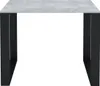 A table with a concrete-look top and black legs, presented on a white background. Produktbild-Vorschau