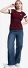 Lonsdale London T-Shirt Damen CORTON bordeaux XL Produktbild-Vorschau 4
