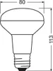 Osram LED Reflektor Star R80 60 E27 4,3W warmweiß, klar Produktbild-Vorschau 3