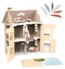 Maison de poupées en bois avec accessoires, Speedy Monkey Voir les images du produit 2