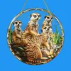 GKA XL Sonnenfänger Erdmännchen 20 cm Buntglas Lichtfänger Produktbild-Vorschau 1