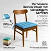 Sitzkissen Stuhlkissen Indoor & Outdoor 4er Set 40x40 cm - Produktbild-Vorschau 5