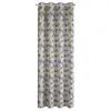 Vorhang LAVIN weiß senfgelb gelb 140x250 cm  Ösen Produktbild-Vorschau 3