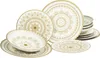 A collection of white and gold mandala-patterned dinnerware. Náhľad obrázku produktu