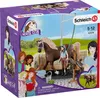 The image shows the packaging of a Schleich Horse Club toy set, featuring a horse, a girl figure, and accessories. Produktbild-Vorschau