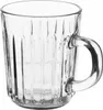 Bicchiere in vetro a righe con manico 230ml Venus 1 pezzo Anteprima dell’immagine prodotto 1