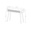 Toaletka AVENTO Czarna – 100,2 x 78 x 38 cm Podgląd zdjęcia produktu 5