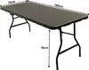 Rijoka Klapptisch Camping Rattan Gartentisch – Campingtisch Produktbild-Vorschau 2