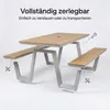Picknicktisch Coffee Bay | Champagner | Aluminium & Tecon Produktbild-Vorschau 7