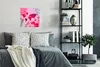 MuchoWow® Poster Weltkarte - Zeitungen - Rosa 50x50 cm - Produktbild-Vorschau 4