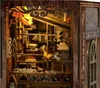 Book Nook miniature house - kavárna Náhled obrázku produktu 2