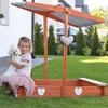 Klappbarer Sandkasten mit Dach 24215 Produktbild-Vorschau 7