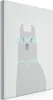 Italienischer Leinwand Leinwandbild - Mysterious Lama (1 Produktbild-Vorschau 1