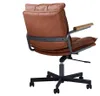 Kancelárska stolička, kožená, ergonomická, otočná, stolička Náhľad obrázku produktu 8