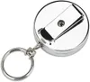 Ausweisjojo Zipper Jojo Schlüsseljojo KETTE Gürtelclip 40mm Produktbild-Vorschau 2