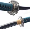 Samuraischwert Katana 103cm Hochmanganstahl scharf schwarz Produktbild-Vorschau 3