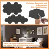 UISEBRT 12x Akustikplatten 30x26cm Hexagon Schwarz, Produktbild-Vorschau 4