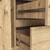 Komoda AKORD K100 Dąb Artisan mat 101 cm 2 drzwi 3 szuflady Podgląd zdjęcia produktu 3