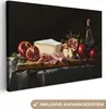 Wanddeko 30x20 cm - Stilleben - Trinktafel, Leinwand Bilder Produktbild-Vorschau 1