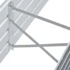 vidaXL Garten-Hochbeet Verzinkter Stahl 160x40x45 cm Grau Produktbild-Vorschau 5