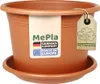MePla - Set - Pflanzkübel Cylindro ø 50 + Untersetzer ø 49 Produktbild-Vorschau 1
