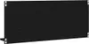 A black wooden shelf with mounting brackets. Voir les images du produit