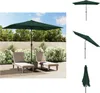 vidaXL Sonnenschirm 200 x 300 cm Grün Rechteckig -  Produktbild-Vorschau 1