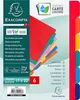 EXACOMPTA Karton-Register 220 x 170 mm 6-teilig Produktbild-Vorschau 1