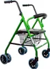Rollator pieghevole in alluminio con sedile e schienale Anteprima dell’immagine prodotto 1