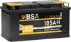 BSA Autobatterie 105Ah 12V Batterie +30% Startleistung Produktbild-Vorschau 3