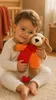 Spieluhr Hund rot-orange ca. 25 cm waschbar mit La Le Lu Produktbild-Vorschau 4