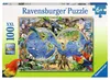 100 pièces Ravensburger Kinder Puzzle XXL Le tour du monde Voir les images du produit 4