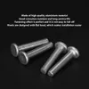 100 sztuk nitów aluminiowych GB867 M4 z płaskim łbem, nity Podgląd zdjęcia produktu 6