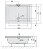 Polysan DEEP tiefe Duschwanne 100x75x26cm, weiß Produktbild-Vorschau 7