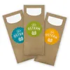 itenga 24x Bestecktasche braun + Aufkleber Frohe Ostern Produktbild-Vorschau 3