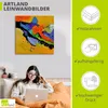 ARTland Leinwandbild Abstrakt XI Größe: 70x70 cm Produktbild-Vorschau 2