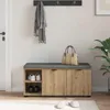 vidaXL Flurbank salontafel, ambachtelijk eikenhout, 100 x Productafbeelding-voorbeeld 4
